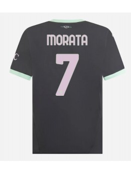 Moški Nogometna dresi replika AC Milan Alvaro Morata #7 Tretji 2024-25 Kratek rokav